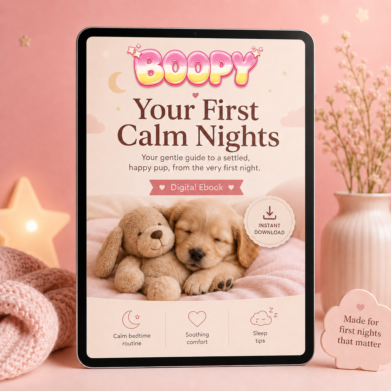 Your First Calm Nights — The Boopy Guide Ebook